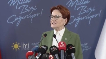 Son Dakika! İYİ Parti Genel Başkanı Meral Akşener: İYİ Parti kıskaca alınmıştır, buna boyun eğmeyiz