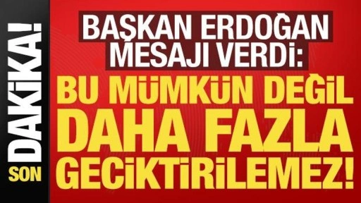 Son dakika.. Erdoğan, Endonezya'da mesajı verdi! Bu mümkün değil daha fazla geciktirilemez