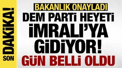 Son dakika... DEM Parti İmralı'yi ziyaret edecek: Gün belli oldu!