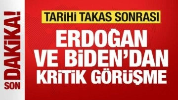 Tarihi adım sonrası Cumhurbaşkanı Erdoğan ile ABD Başkanı Biden'dan kritik görüşme