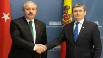 TBMM Başkanı, Moldovalı mevkidaşıyla görüştü
