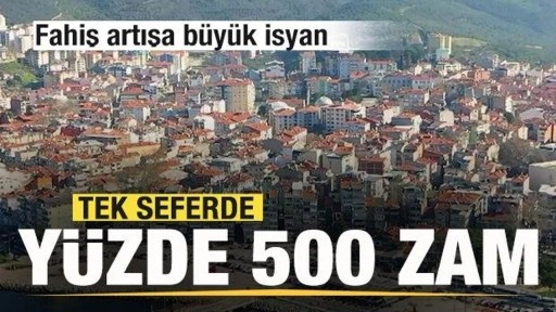 Tek seferde yüzde 500'lük zam isyan ettirdi! Fahiş artışa itiraz edene tehdit