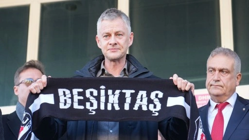 Teknik direktör Solskjaer, Beşiktaş için İstanbul'a geldi