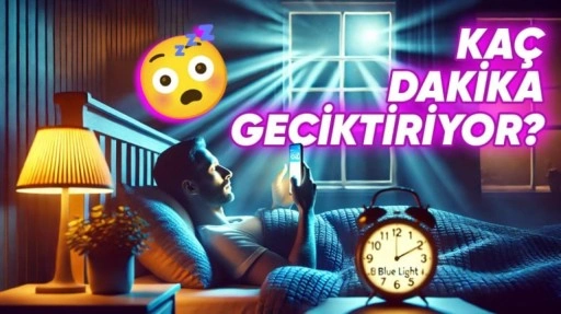 Telefonunuzun Mavi Işığı Uykunuzu Ne Kadar Geciktiriyor?