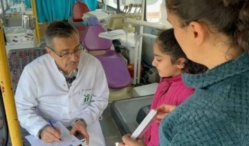 Tepebaşı Belediyesi'nden depremzedelere mobil diş kliniği