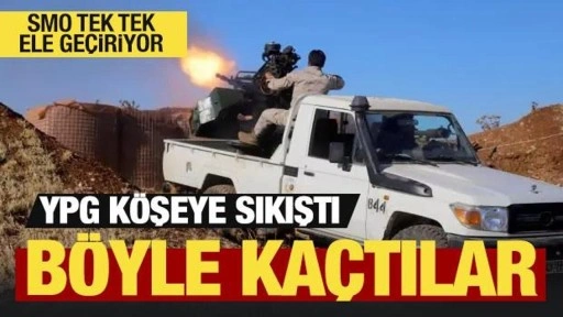 Terör örgütü YPG köşeye sıkıştı! Böyle kaçmak zorunda kaldılar