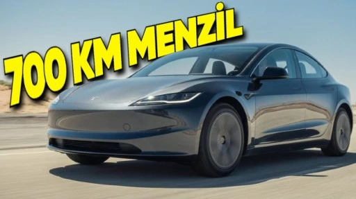 Tesla, 700 km Menzilli Yeni Model 3 Satışa Sundu