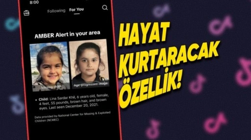 TikTok'a Kayıp Çocukları Bulmayı Sağlayan Amber Uyarıları Eklendi