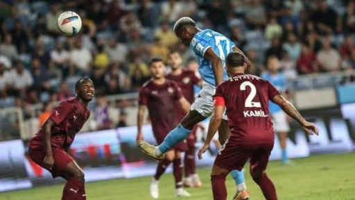 Trabzonspor, Mersin'de 2 puan bıraktı