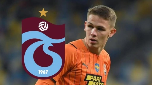 Trabzonspor'un yeni transferi Danylo Sikan Trabzon'a geldi