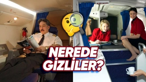 Uçakta Yolcuların Asla Göremeyeceği Gizli Bölmeler