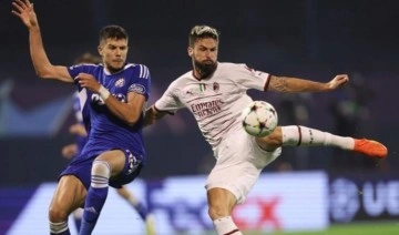 UEFA Şampiyonlar Ligi'nde Milan, Dinamo Zagreb'i 4 golle geçti!