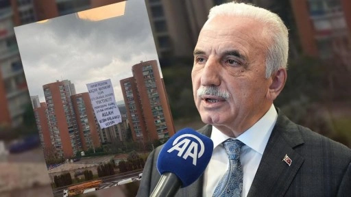 Ümraniye'de gündem olan pankart! Başkan Yıldırım: Kanunsuzca şahsımıza kötü algı yapıldı