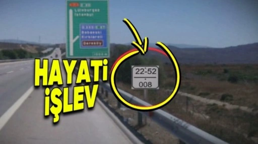 Üzerinde Sayılar Bulunan Küçük Beyaz Tabelaların İşlevi