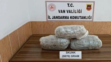 Van'da 9 kilo 870 gram uyuşturucuya 1 tutuklama