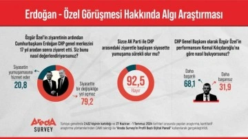 Vatandaşa soruldu: Erdoğan-Özel görüşmesi uzun vadede siyasette yumuşamaya neden olur mu?