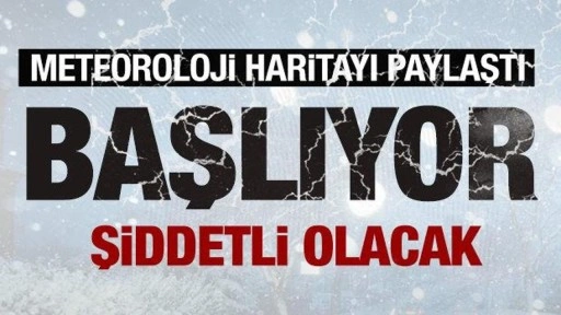 Ve başlıyor! Meteoroloji'den uyarı geldi...Kuvvetli olacak