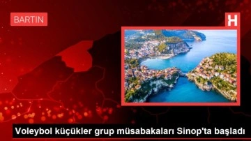 Voleybol küçükler grup müsabakaları Sinop'ta başladı