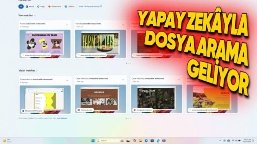 Windows'a Yapay Zekâ Destekli Arama Geliyor!