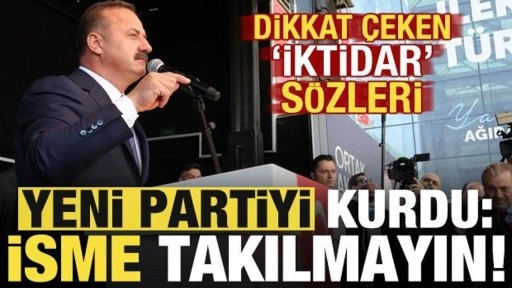 Yavuz Ağıralioğlu yeni partiyi kurdu: İsmimize takılmayın...