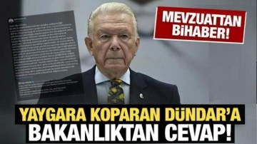 Yaygara koparan Uğur Dündar'a bakanlıktan cevap!