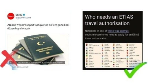 Yeşil pasaporta Avrupa'da kısıtlama mı getiriliyor? O haberler yalan çıktı