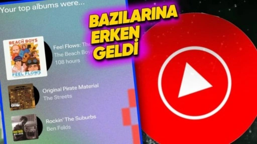 YouTube Music'in Yıllık Özeti, Erken Gözükmeye Başladı